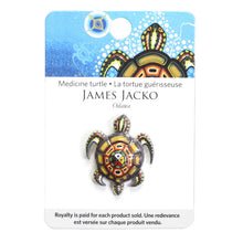Load image into Gallery viewer, James Jacko - Medicine Turtle Pin