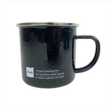Load image into Gallery viewer, Pictograph Enamel Mug - Black