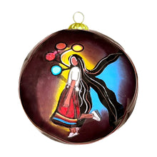 Load image into Gallery viewer, Emily Kewageshig - A Skirt with a Story Glass Ornament