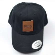 Load image into Gallery viewer, Dad Hat with Leather Rockface and Pictograph Patch