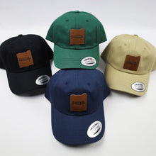 Load image into Gallery viewer, Dad Hat with Leather Rockface and Pictograph Patch