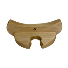 Load image into Gallery viewer, Canoe Backed Wooden Paddle Holder