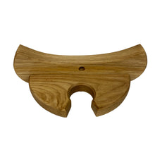 Load image into Gallery viewer, Canoe Backed Wooden Paddle Holder