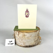 Load image into Gallery viewer, Twig + Spark - Lantern Letterpress Card