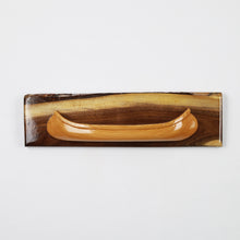 Load image into Gallery viewer, Decorative Half-Model Wooden Canoe Plaque