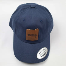 Load image into Gallery viewer, Dad Hat with Leather Rockface and Pictograph Patch
