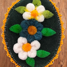 Load image into Gallery viewer, Pendant with tufted floral design.