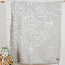 Load image into Gallery viewer, Mini Tipi Eco-Friendly Blanket - Birch Bark Reversible
