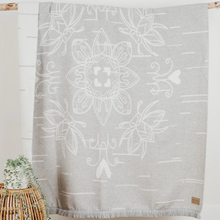 Load image into Gallery viewer, Mini Tipi Eco-Friendly Blanket - Birch Bark Reversible