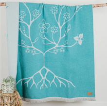 Load image into Gallery viewer, Mini Tipi Eco-Friendly Blanket - Woodland Floral