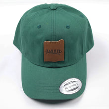 Load image into Gallery viewer, Dad Hat with Leather Rockface and Pictograph Patch