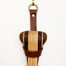 Load image into Gallery viewer, Leather Paddle Hanger (Medium Brown)