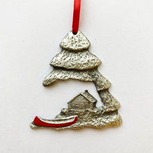 Load image into Gallery viewer, Canoe & Cabin Ornament