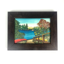 Load image into Gallery viewer, Cottage Lake Wood Framed Print
