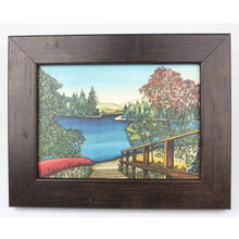 Load image into Gallery viewer, Cottage Lake Wood Framed Print