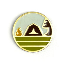 Load image into Gallery viewer, Amanda Weedmark Enamel Pin - Camping