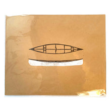 Load image into Gallery viewer, Twig + Spark - Handmade Canoe Lino Print