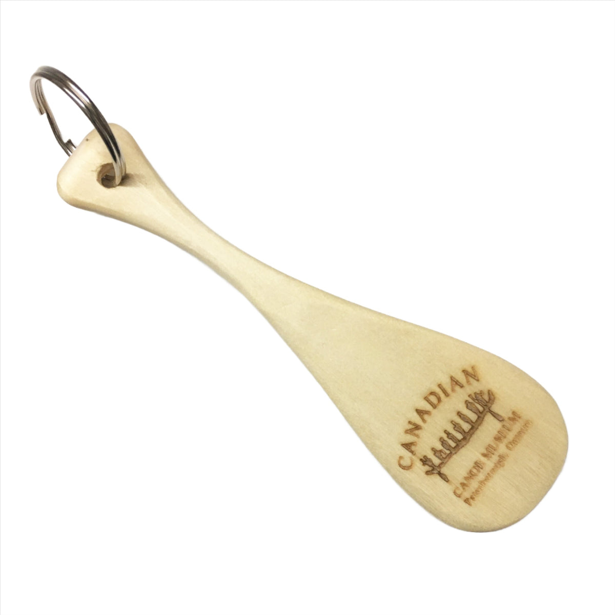 Paddle Keychain with Logo The Canadian Canoe Museum's Store