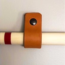 Load image into Gallery viewer, Handmade Leather Paddle Hanger - Horizontal
