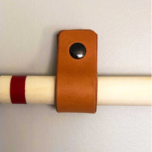 Load image into Gallery viewer, Handmade Leather Paddle Hanger - Horizontal