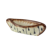Load image into Gallery viewer, Ceramic Birch Bark Canoe Side Dishes
