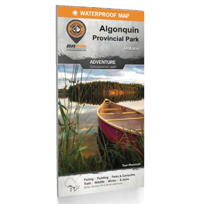 Algonquin Provincial Park Waterproof Map