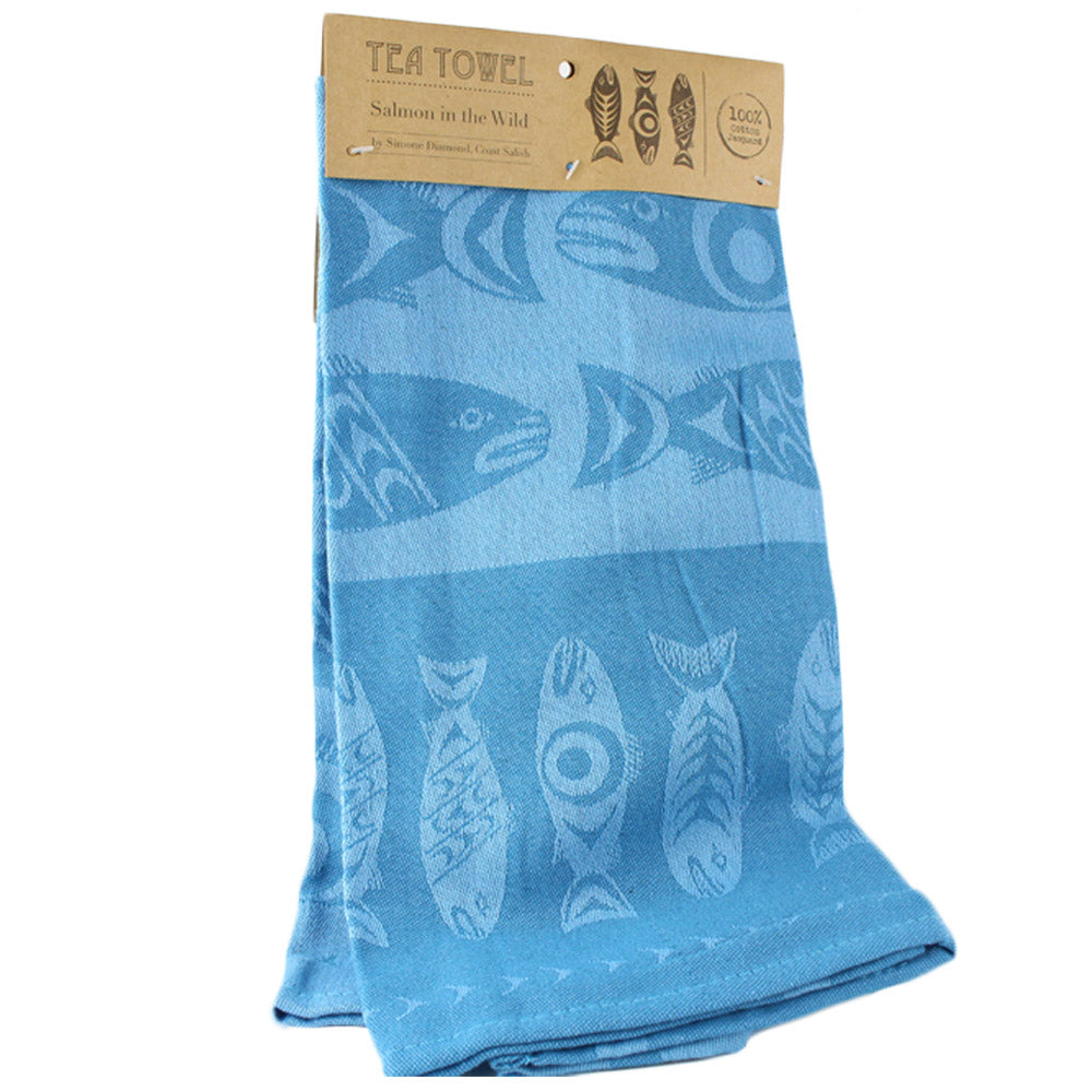 Tea Towel - Salmon in the Wild