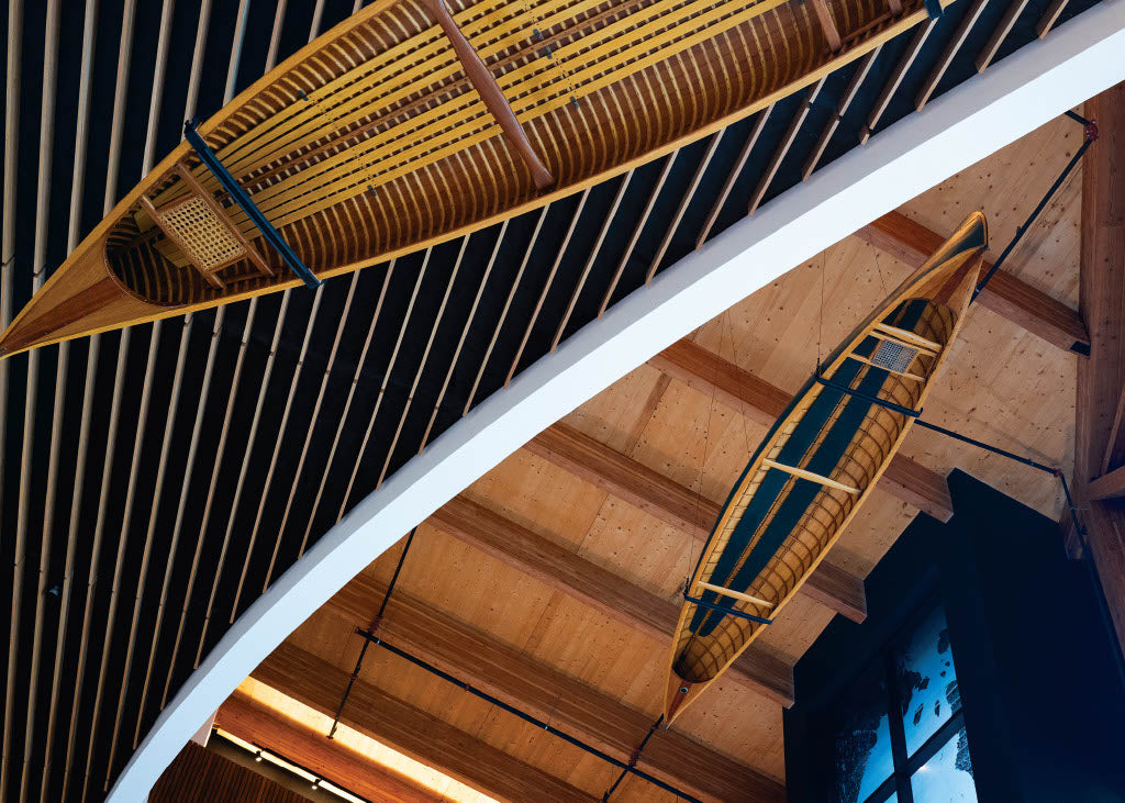 Canoe Museum Postcard Atrium Canoes