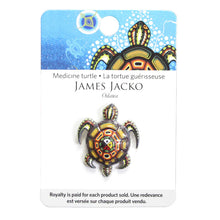 Load image into Gallery viewer, James Jacko - Medicine Turtle Pin
