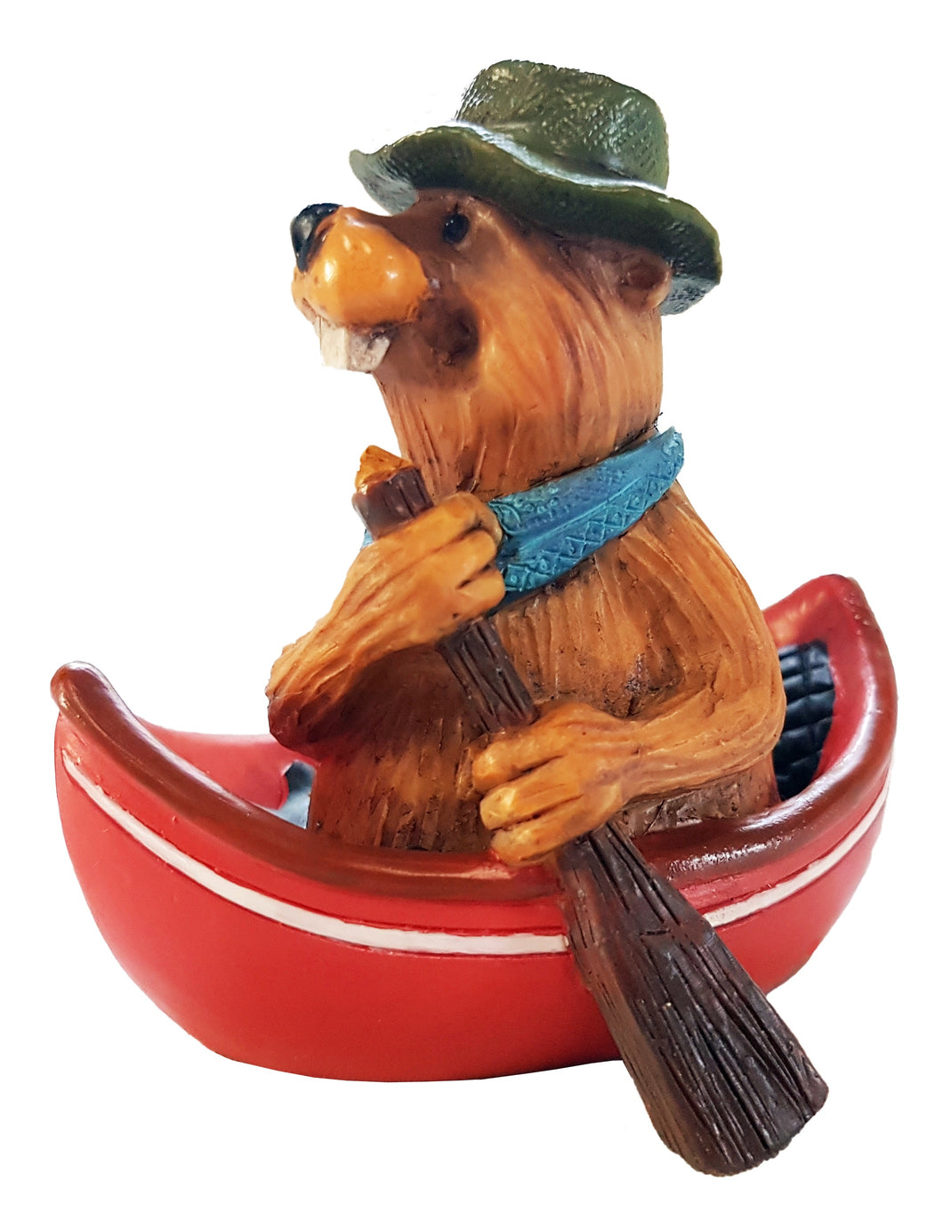 Buddy the Beaver Paddling Ornament
