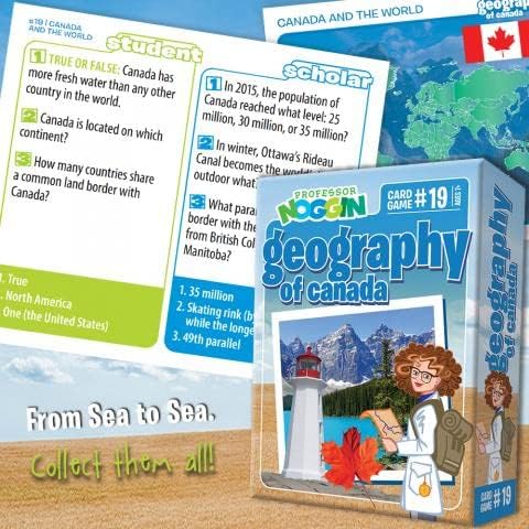 Prof. Noggin Geography of Canada Trivia Game