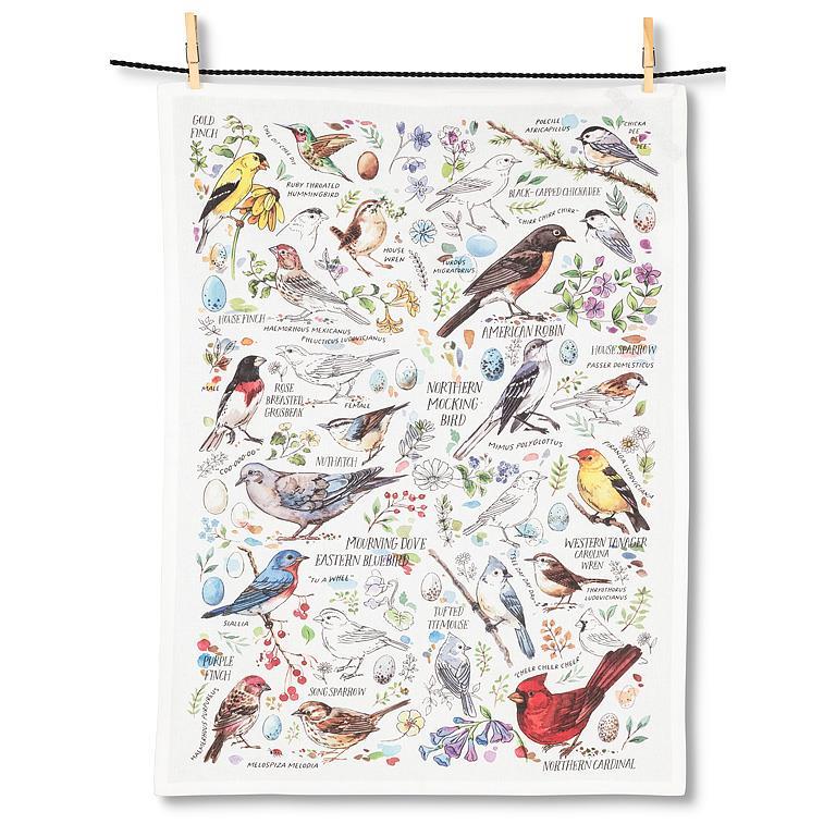 Bird Medley Tea Towel