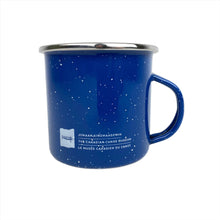 Load image into Gallery viewer, Pictograph Enamel Mug - Blue
