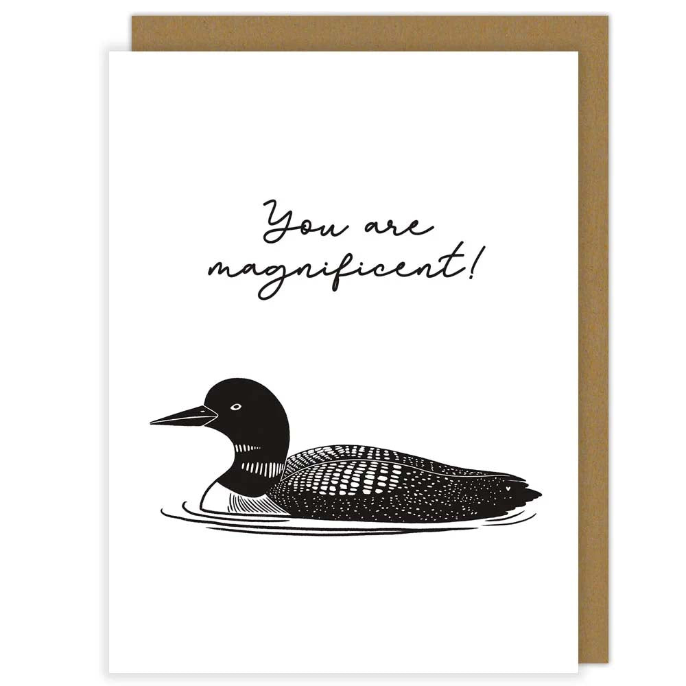 Magnificent Loon Card