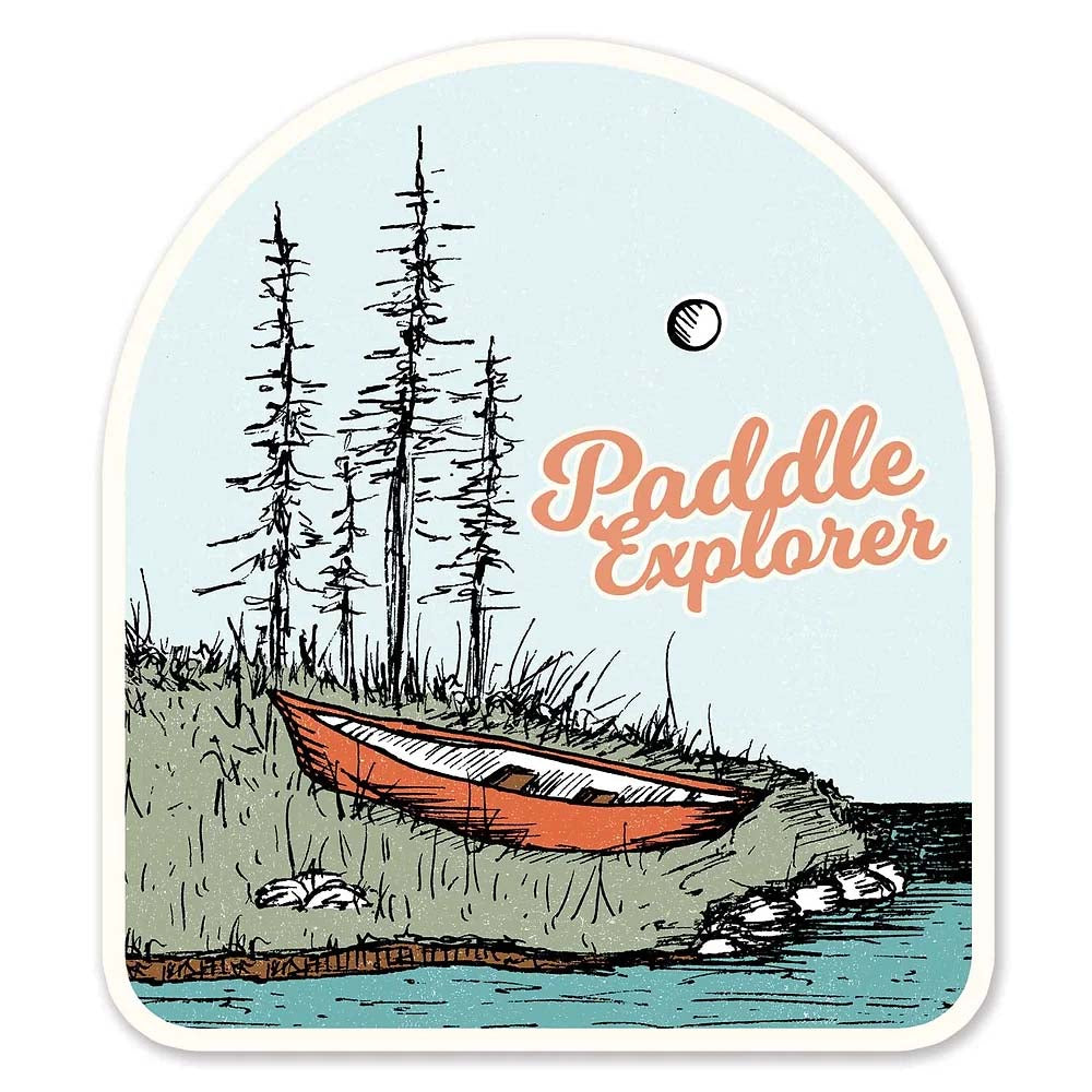 Jenna's Doodles Paddle Explorer Sticker