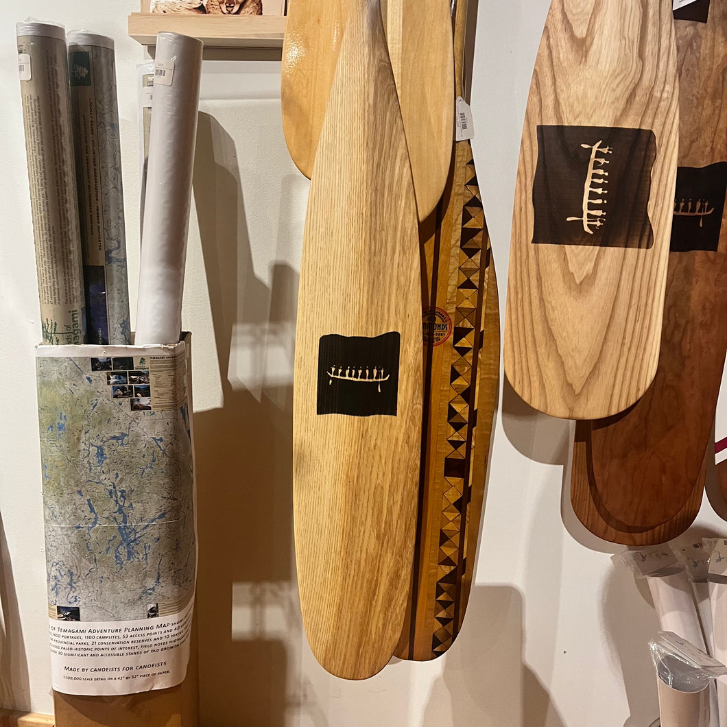 Paddle with Rock Face and Pictograph