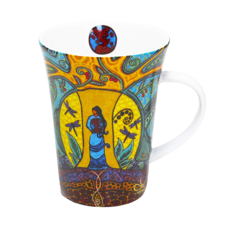 Leah Dorion - Strong Earth Woman Porcelain Mug