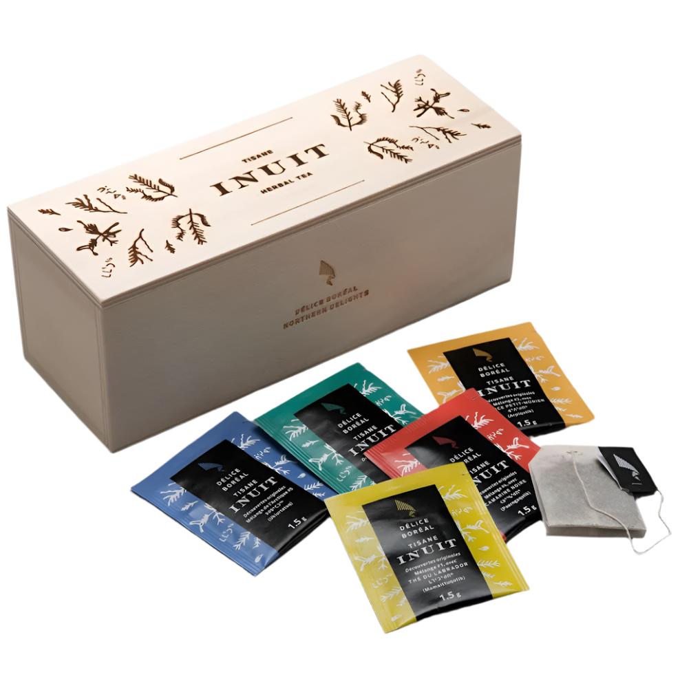 Wooden Box - Assorted Inuit Herbal Tea