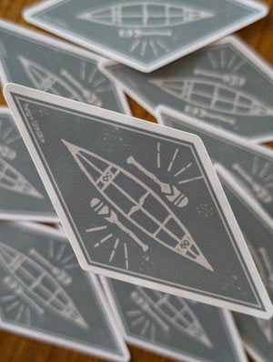 Twig + Spark - Canoe Badge Vinyl Sticker