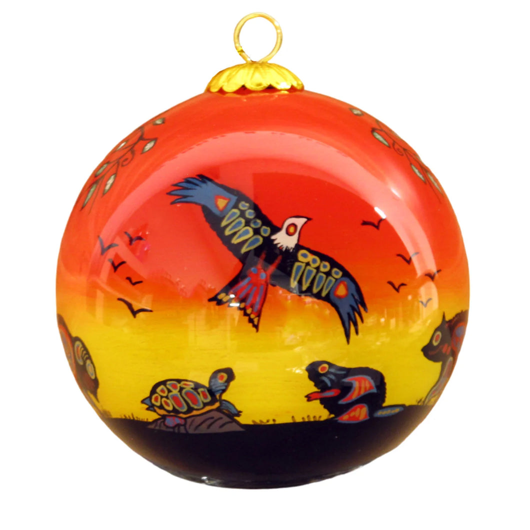 Cody Houle - Seven Grandfather Teachings Glass Ornament