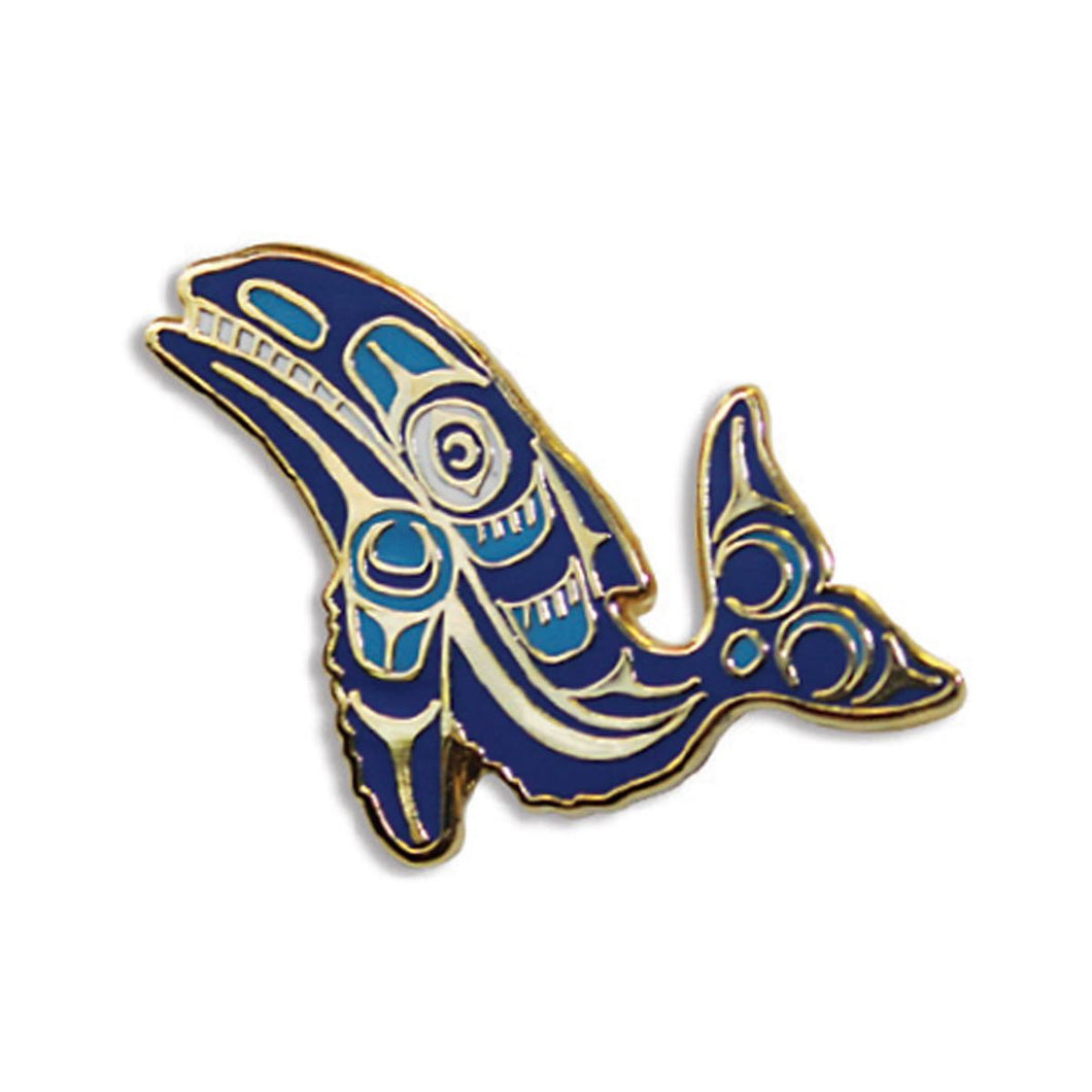 Whale Enamel Pin