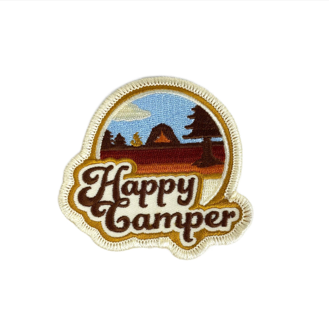 Amanda Weedmark Embroidered Patch - Happy Camper