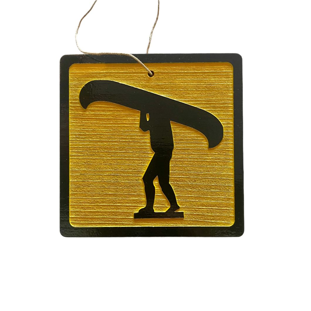 Portage Sign Ornament
