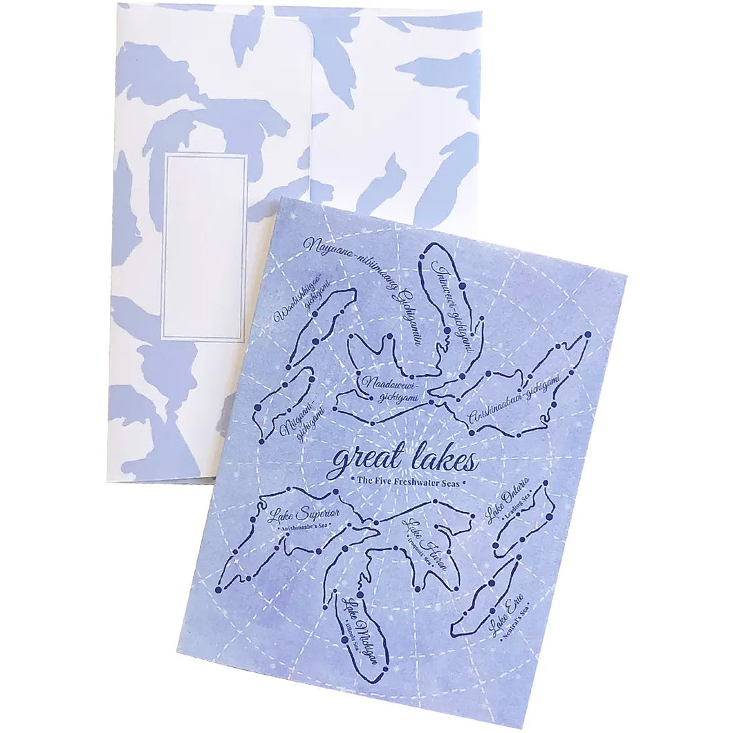 Great Lakes Greeting Card