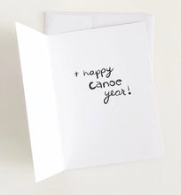 Load image into Gallery viewer, Happy Canoe Year Christmas Card
