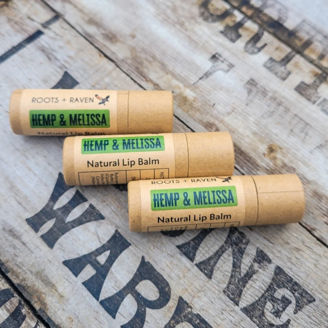 Hemp and Melissa Lip Balm (Vegan Friendly)