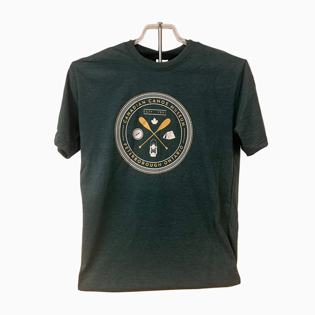 The Adventure Tee - Heathered Green