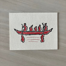 Load image into Gallery viewer, Canoe Card (by Woodland Spirit)
