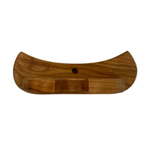 Load image into Gallery viewer, Canoe Backed Wooden Paddle Holder
