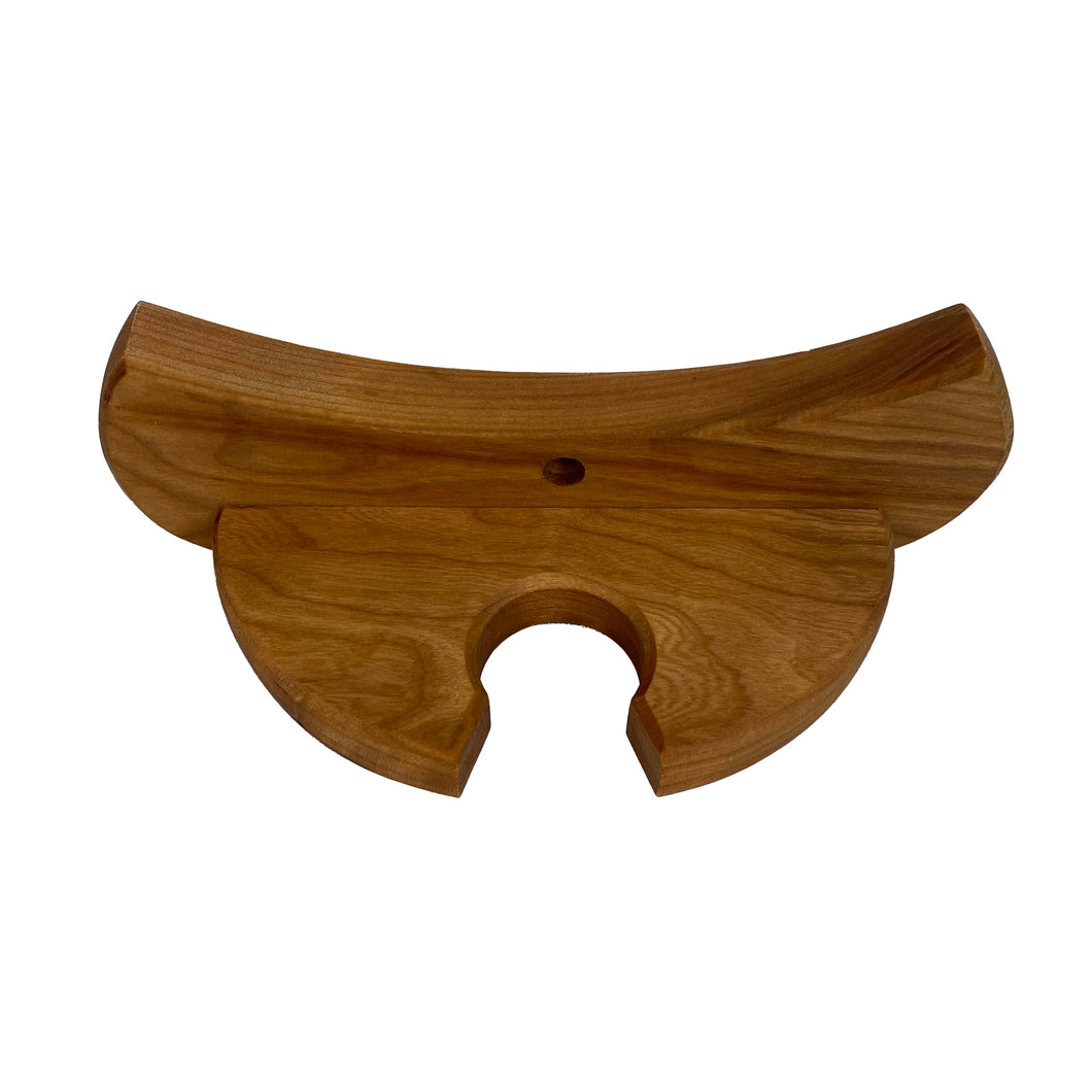 Canoe Backed Wooden Paddle Holder